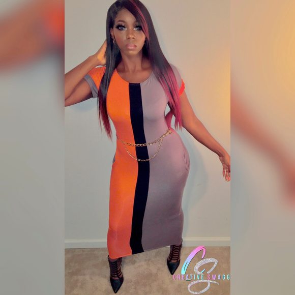 Color Block Dress